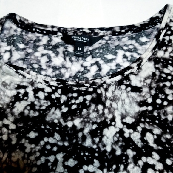 Simply Vera Vera Wang Black & White Top - Picture 8 of 8